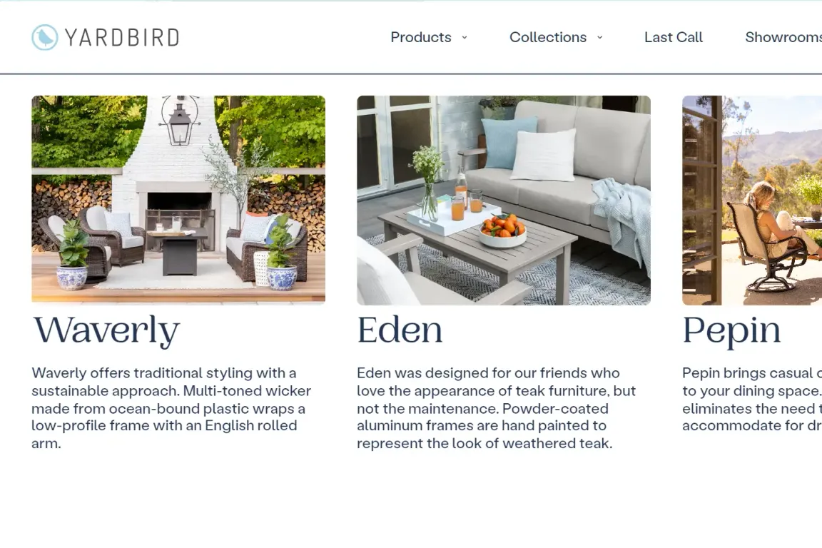 Brand collection strategy showing multiple curated options
